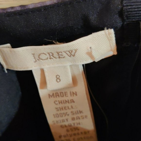 J. CREW Strapless Silk Shell Night Dress 8 - Picture 5 of 5
